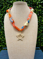 Wish Upon a Star Scarf Necklace