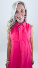 Amalfi Afternoon Dress (hot pink)