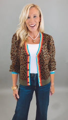 Wild Rainbow Cardigan (olive)