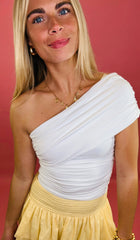 One Shoulder Sass Top