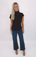 The Slim Wide Leg Jean (dark wash)