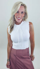 Chic Detail Top (cream)