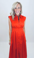 Red Hot Summer Dress