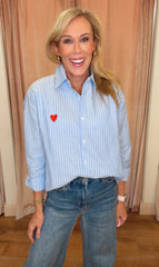 Heartbreaker Stripe Shirt (blue)