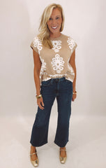 Knit List Top (taupe)