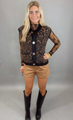 Whisper Lace Top (black)