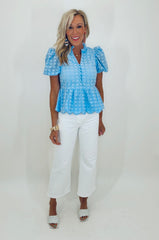 Charm Theory Top (blue)