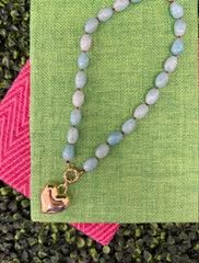 Sea Glass Sweetheart Necklace