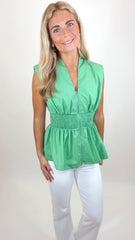 Tailored Touch Top (green)