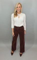 Patch Pocket Cord Jean