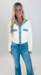 Indigo Prep Jacket (cream)