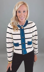 Stripes & Stitches Jacket