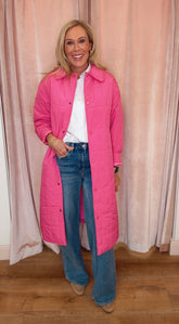 Pink Power Puffer Coat
