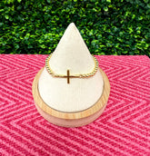 Curve Cross Bracelet