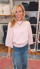 Blush Breeze Sweater