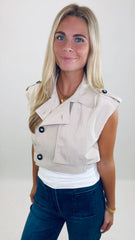 Trench Twist Crop Top