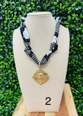 Tiger Time Scarf Necklace