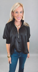 Zip Vogue Top (black)