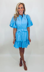 Sunday Society Dress (blue)