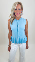 Styled Silhouette Top (blue)