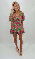 Pink Paradise Romper