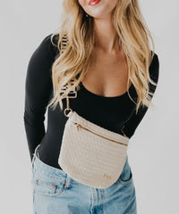 Woven Bum Bag (cream)