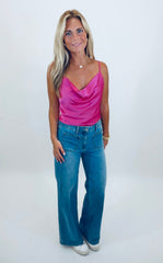 Satin State Top