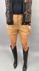 City Saddle Suede Short