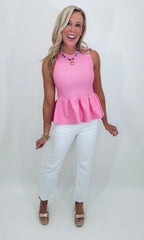 Flare Affair Top (pink)