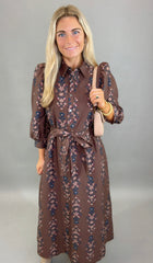 Storyline Midi Dress (brown)