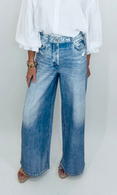 Denim Drift Terry Pant
