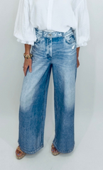 Denim Drift Terry Pant