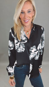 Painted Petals Blouse