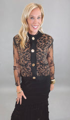 Midnight Muse Lace Top