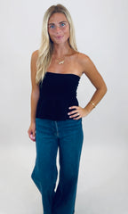 Pucker Up Peplum (black)