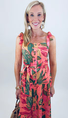 Pink Rio Midi Dress