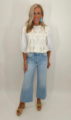 Ivory Intrigue Top