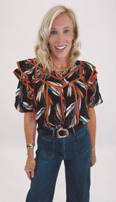 Stroke of Genius Top (black)