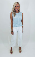 Vintage Whim Top (blue)