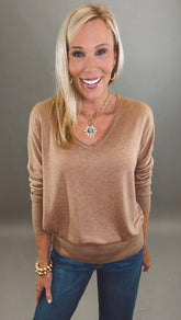 Weekend Ease Sweater (latte)