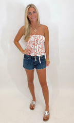 Flirty Floral Top