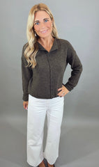 Off Duty Darling Cardigan (brown)