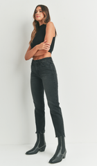 The Vintage Straight ( washed black)