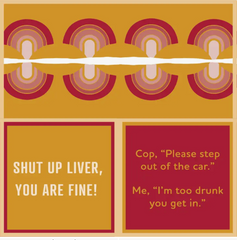 Too Drunk/Shut Up Liver Napkins