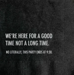 Good Time Cocktail Napkin