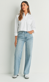 High Waisted Girl Jean (lt denim)