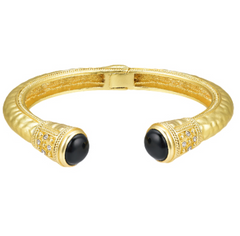 Stone End Bracelet (black)