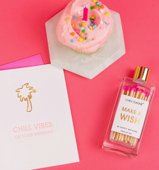 Make a Wish - Glass Bottle Matches