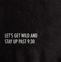 Get Wild Cocktail Napkin