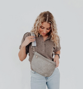 Woven Bum Bag (grey)